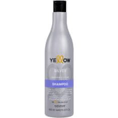 Alfaparf Milano Yellow Silver Šampon neutralizující žluté a oranžové odlesky pro blond a šedé vlasy, 500ml