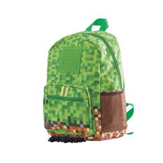 Dětský batoh MineCraft hnědo-zelený