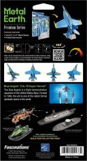 Metal Earth 3D puzzle F/A-18 Super Hornet - Blue Angels (ICONX)
