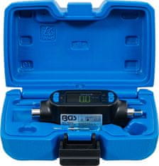 BGS technic Digitální momentový adaptér 1/4" s certifikátem, 6 - 30 Nm - B70212