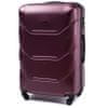 Cestovní kufr skořepinový W17,bordo,malý,55x39x22
