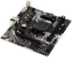 ASRock B450M-HDV R4.0 / AMD B450 / AM4 / 2x DDR4 DIMM / HDMI / DVI-D / VGA / M.2 / mATX