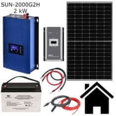 VS ELEKTRO Solární sestava - GridFree II + AKU Kapacita AKU: 4×100Ah, Počet FVP: 8×460 Wp / 3,7 kWp