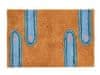 , Všívaný kusový koberec Styles 60 x 90 cm Brown/Blue/Green/Rose
