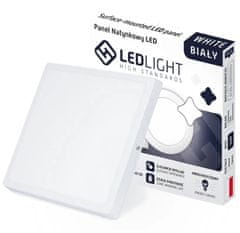Ledlight 2604 Stropní LED svítidlo 18 W, 1650lm, 3000K (teplá bílá), 21 x 21 cm bílá