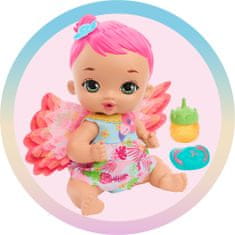 Mattel My Garden Baby Miminko - plameňák s růžovými vlasy GYP09