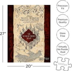 Puzzle Harry Potter: Pobertův plánek 1000 dílků