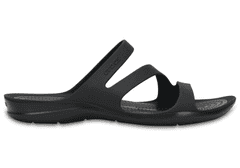 Crocs Swiftwater Sandals pro ženy, 36-37 EU, W6, Sandály, Pantofle, Black/Black, Černá, 203998-060