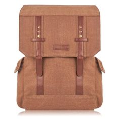 PAOLO PERUZZI Pánský batoh na notebook A4 hnědý E-03-Br
