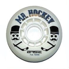 Base Kolečka Mr. Hockey Pro Indoor (4ks) (Tvrdost: 74A, Velikost koleček: 80mm)