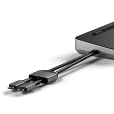 Satechi Dual Docking Stand with NVMe SSD Enclosure ST-DDSM - šedá