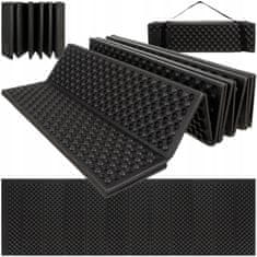 Trizand 22870 Skládací podložka na spaní 180 x 60 x 1 cm, černá