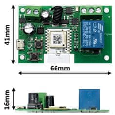 China Glaze Zigbee 3.0 + RF beznapěťové relé Sonoff eWeLink Tuya Smart Life 7-32V USB pro ovládání vrat, sporáku