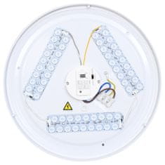 Ecolite Ecolite LED stropní svítidlo kruh HF senzor pohybu 24W 1960lm CCT IP44 bílé WCLR-HF/24W/CCT