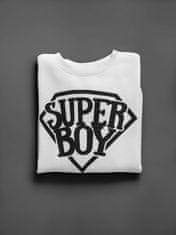 Super dětská klučičí mikina Super Boy - bílá, vel. 98