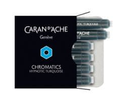 Caran´d Ache Inkoustové bombičky "Chromatics", tyrkysová Hypnotic Turquoise, 8021.191