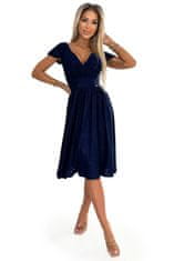 Numoco Dámské šaty 425-8 MATILDE, tmavě modrá, XS