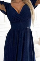 Numoco Dámské šaty 425-8 MATILDE, tmavě modrá, XS
