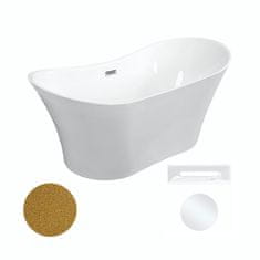 BPS-koupelny Akrylátová volně stojící vana Amber Glam Z 170x80 -WA-170-AZZ
