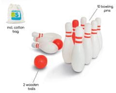 BS Toys Bowling - červená & bílá