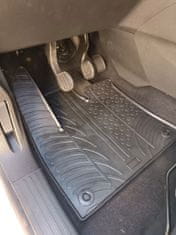 Gledring Gumové autokoberce Citroen Berlingo 2018- (oválné fixace, nesklopná sedačka spolujezdce)