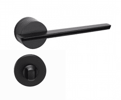Gemello KGML B00 černá - klika ke dveřím - s wc kličkou