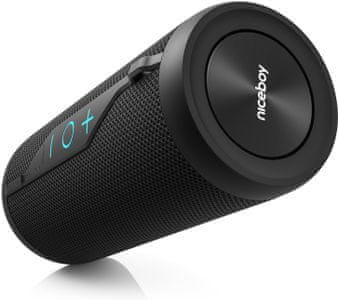  Bluetooth 5.0 reproduktor niceboy raze 4 origin aux in vstup mikrofon voděodolný prachuodolný ip67 krásný zvuk výkon 20 w handsfree mikrofon