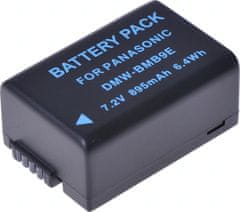 Baterie T6 Power pro Panasonic Lumix DC-FZ82, Li-Ion, 7,2 V, 895 mAh (6,4 Wh), černá