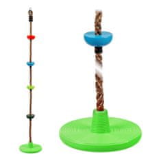Dvěděti 2Kids Toys Dětské šplhací lano s disky barevné