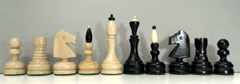 Dřevěné–šachy Klasická klubovka - figurky