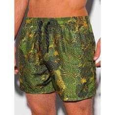 OMBRE Pánské šortky plavecké KYLER zelené MDN20219 S
