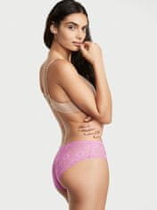 Victoria Secret Dámské kalhotky SEXY ILLUSIONS fialové M
