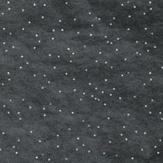 HEYDA Hedvábný papír černý se třpytkami 50x75cm (3ks),