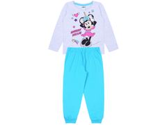sarcia.eu DISNEY Minnie Mouse Šedé a tyrkysové pyžamo pro dívky 5 let 110 cm
