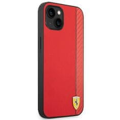 Ferrari FEHCP14MAXRE hard silikonové pouzdro iPhone 14 PLUS 6.7" red Carbon