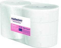 Harmony Professional Papír toaletní JUMBO Ø 240 mm celulózový 2-vrstvý / 6 ks