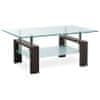 Konferenční stůl Konferenční stůl, čirémléčné sklo, MDF, 3D dekor přech (AF-1020 WAL)