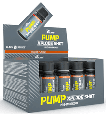 Olimp Olimp Pump Xplode Shot 60 ml, nestimulační předtréninková směs s L-citrulinem a L-argininem, pomeranč